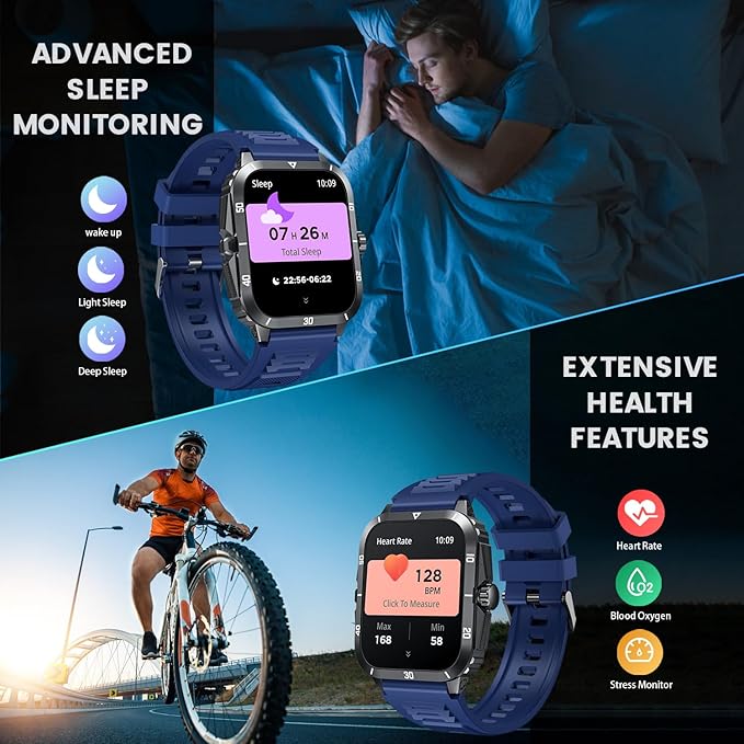Smartwatch - Bluetooth Bellen - 100+ Sportmodi - Waterdicht - Afbeelding 5