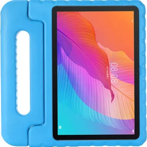 MatePad T10s-Hoes voor kinderen,  geschikt voor 10,1-inch Huawei anti-impact kinder-hoes met converteerbaar handvat, lichtgewicht baby-ondersteuningshoes voor Huawei MatePad T10s 10,1-inch (blauw)