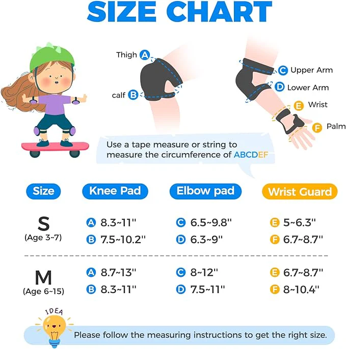 Kinderbeschermingsset voor Knieën en Ellebogen - Ideaal voor Sport en Spel - Afbeelding 7