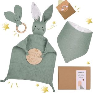 New Born Cadeauset - Jongens en Meisjes - 3 Delig - Groen