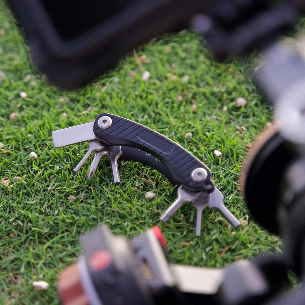 inklapbare gereedschapsset, schroevendraaierset met functionele sleutels - AAK2363 - Afbeelding 7