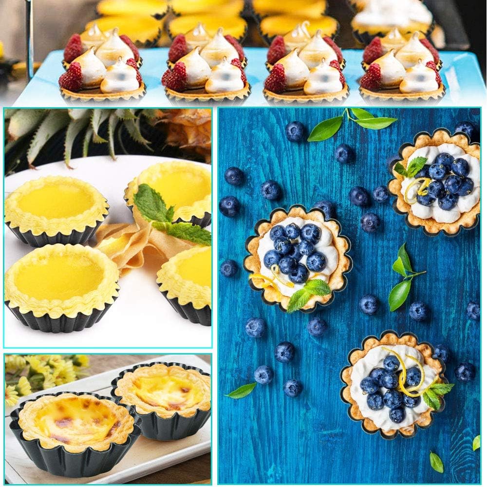 12x Herbruikbare Cupcake- en Muffinvormen - Non-stick - BPA-vrij - Afbeelding 8