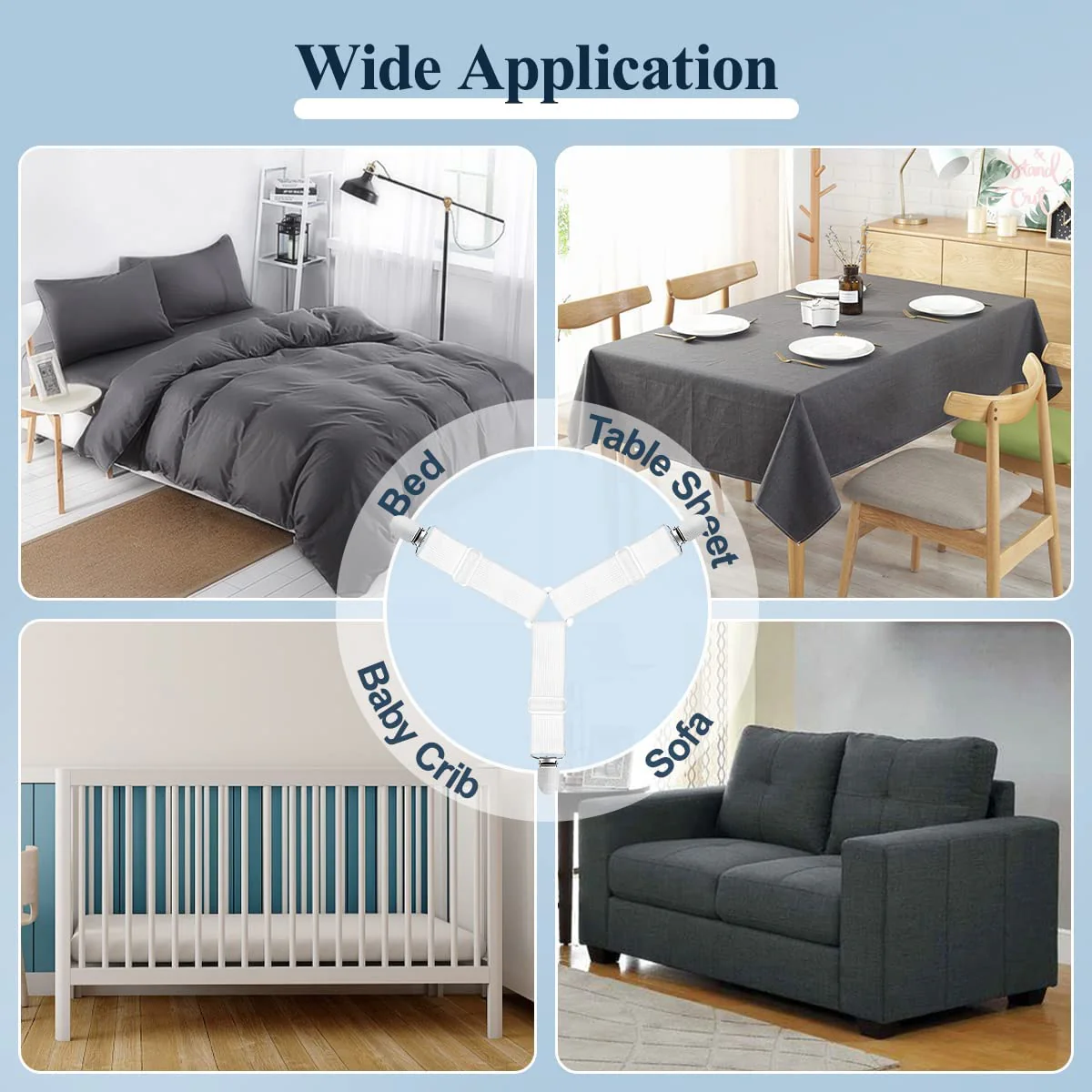 Klemmen voor hoeslaken - Afbeelding 5