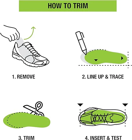 Run Comfort Thin Inlegzolen - Dunne Orthopedische Inlegzolen met Actieve Kool - Maat 39-41 - Afbeelding 7