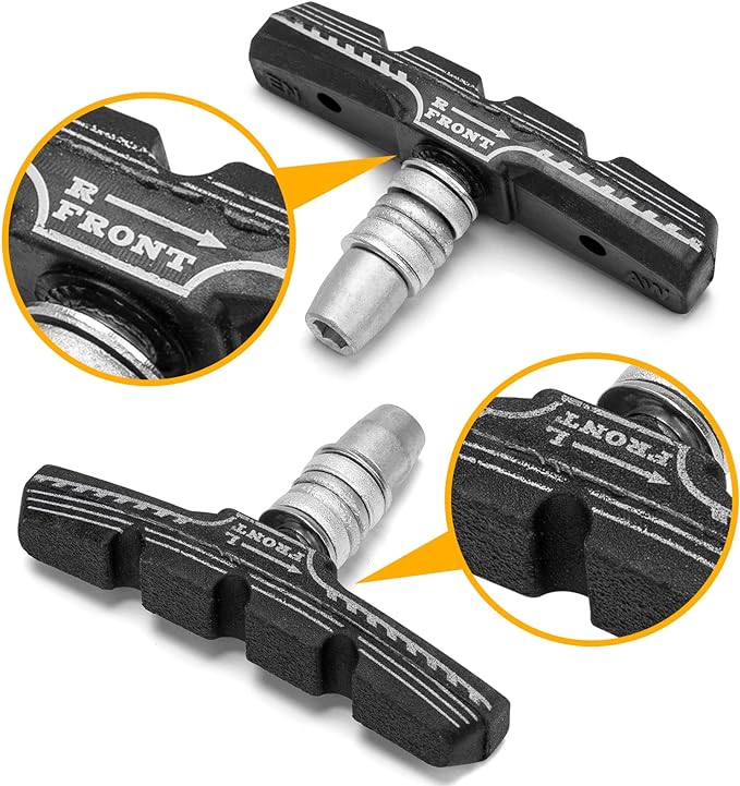 Fietsremblokken met Vervangingsindicator - 2 Paar, Stil en Efficiënt - Afbeelding 7