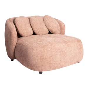 Aphrodite Pink Loveseat Legacy 14 Flamingo Fabric