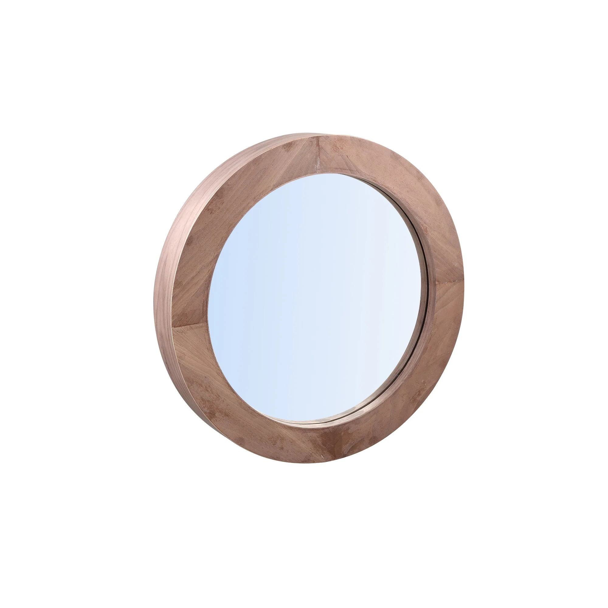 Channel Natural Firwood Veneer Mirror Thick S 60x8,5x60cm PTMD - Afbeelding 5