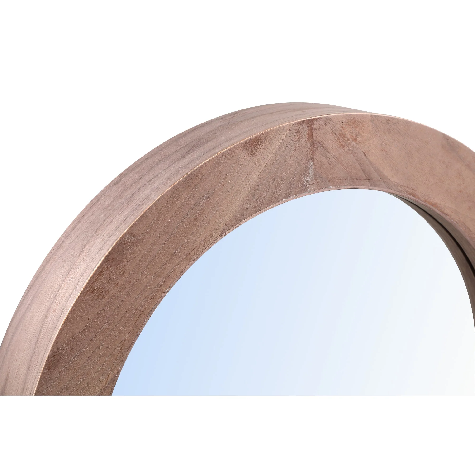 Channel Natural Firwood Veneer Mirror Thick S 60x8,5x60cm PTMD - Afbeelding 4