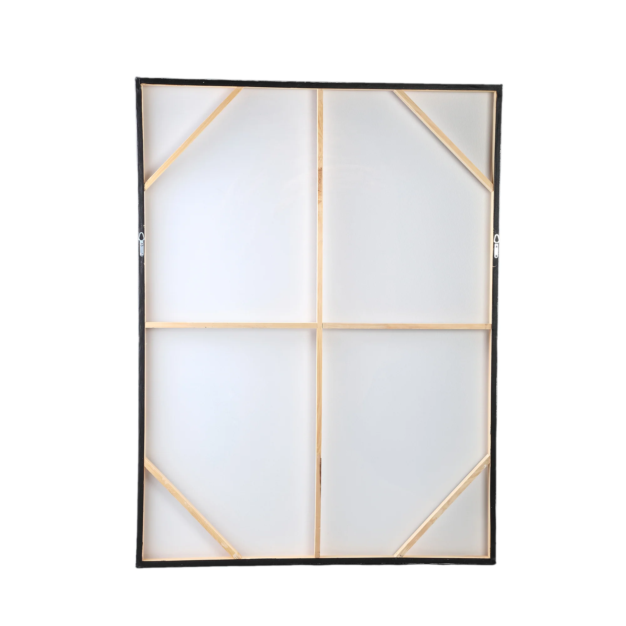 Canvas wandpaneel Jeorgia zwart vrouw goud glanzend - Afbeelding 5