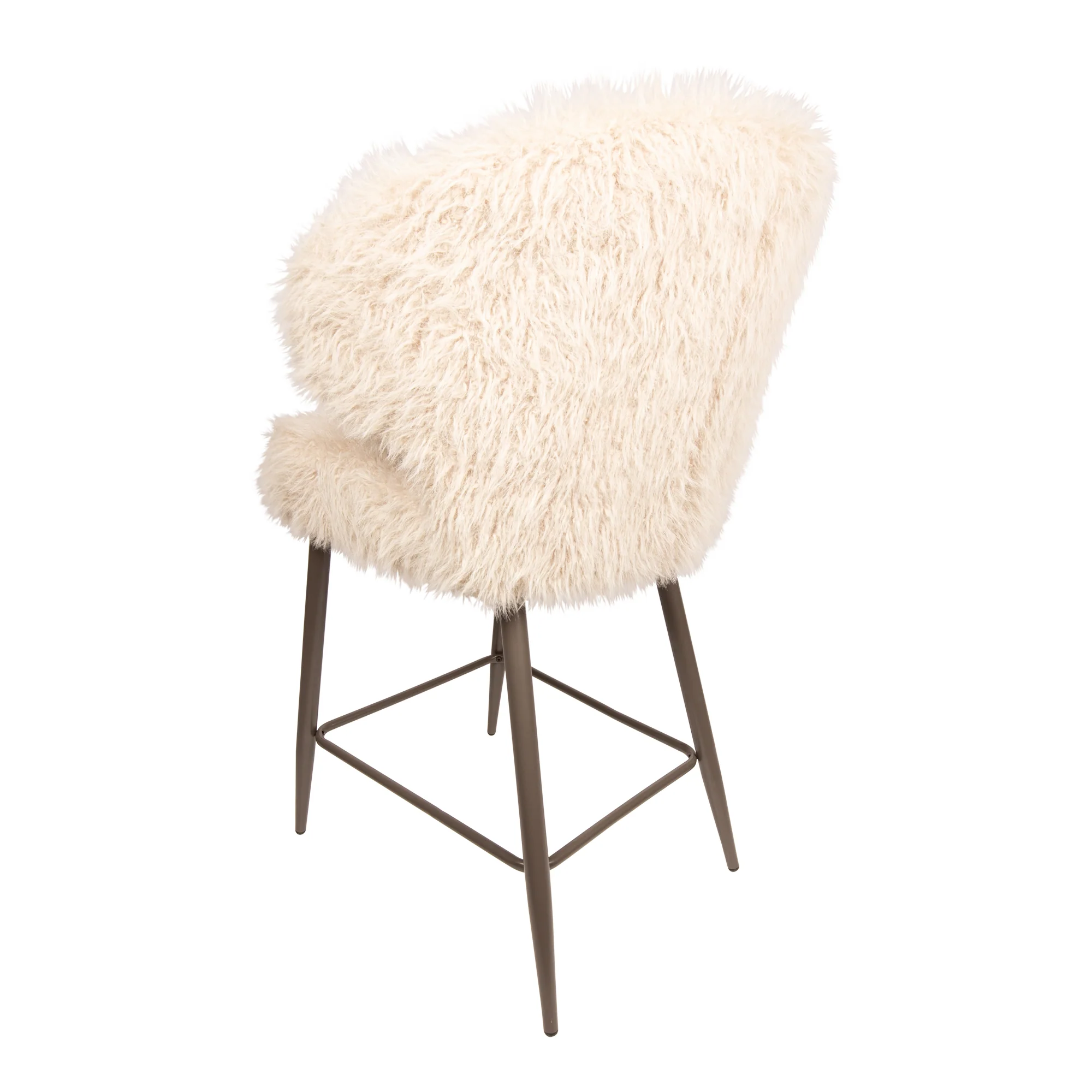 Ares Bar Chair Hair Beige (set of 2) - Afbeelding 4