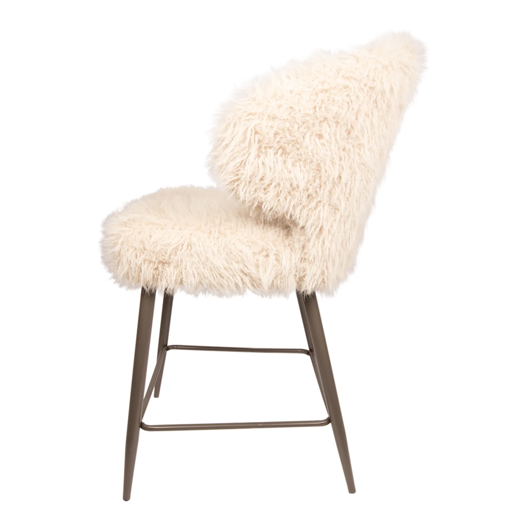 Ares Bar Chair Hair Beige (set of 2) - Afbeelding 5