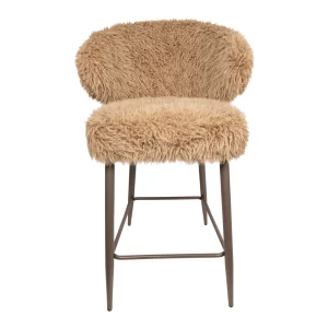 Ares Bar Chair Hair Brown (set of 2)
