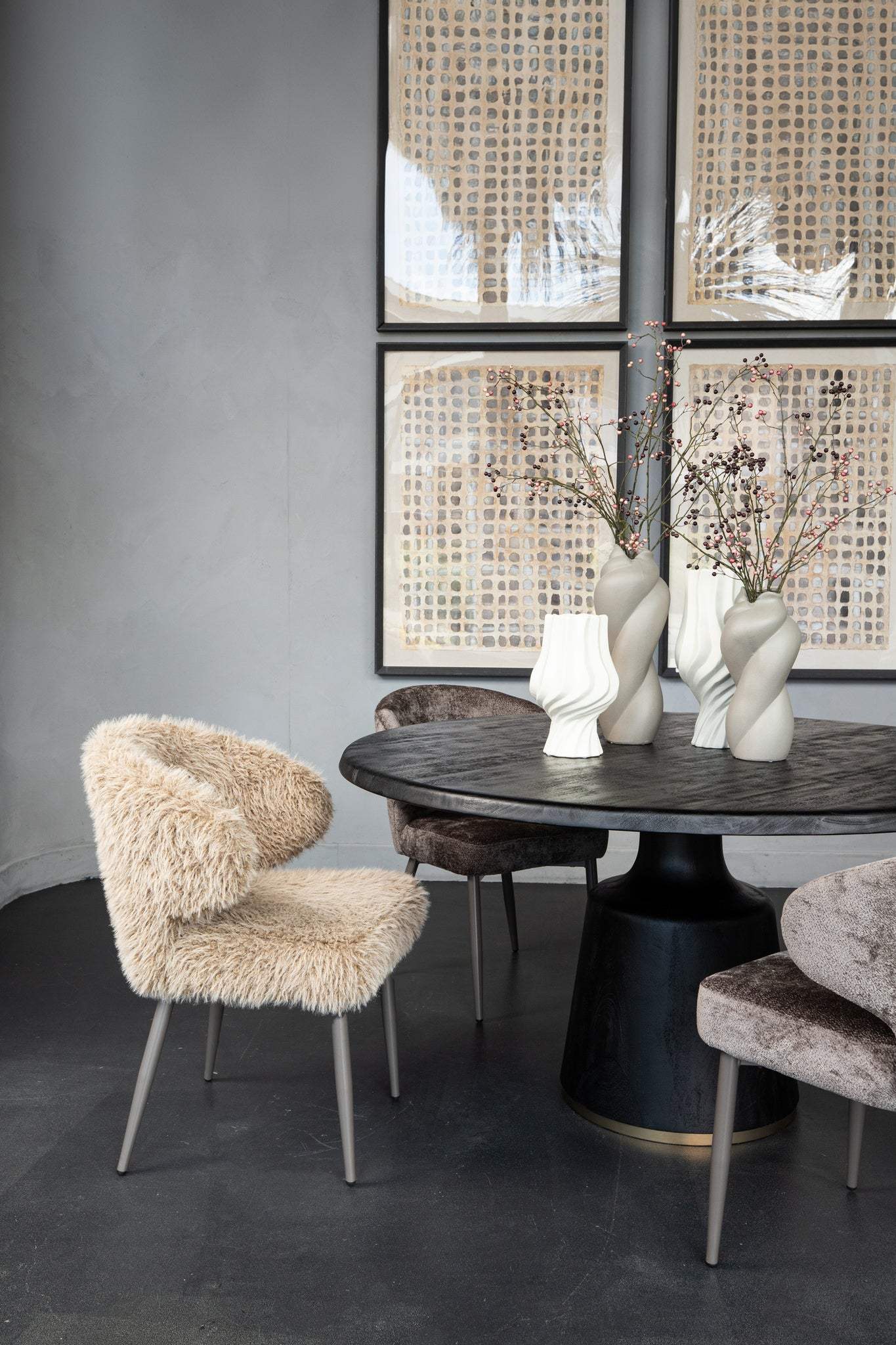 Ares Eetkamerstoel Hair Beige - Afbeelding 5