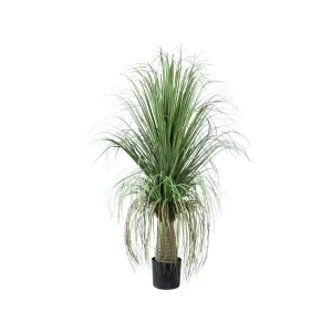Kunst Onion Grass op Kokos Stam 98 cm – PTMD – Kunstplant Groen