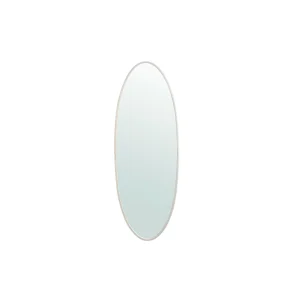 Serine White Steel Oval Mirror Small 50x3,5x140cm PTMD