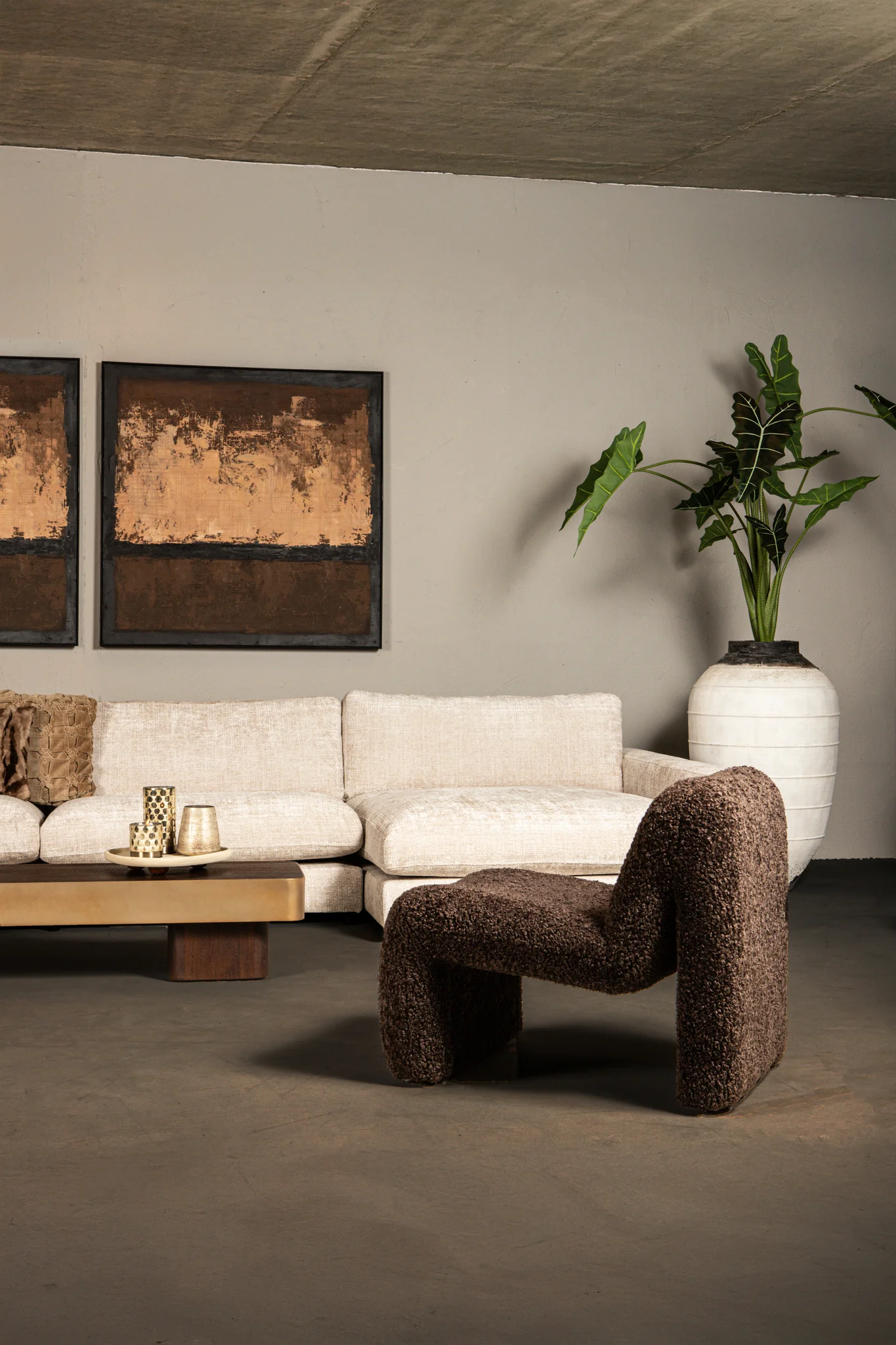 Oslo Fauteuil Teddy Coffee - Afbeelding 5