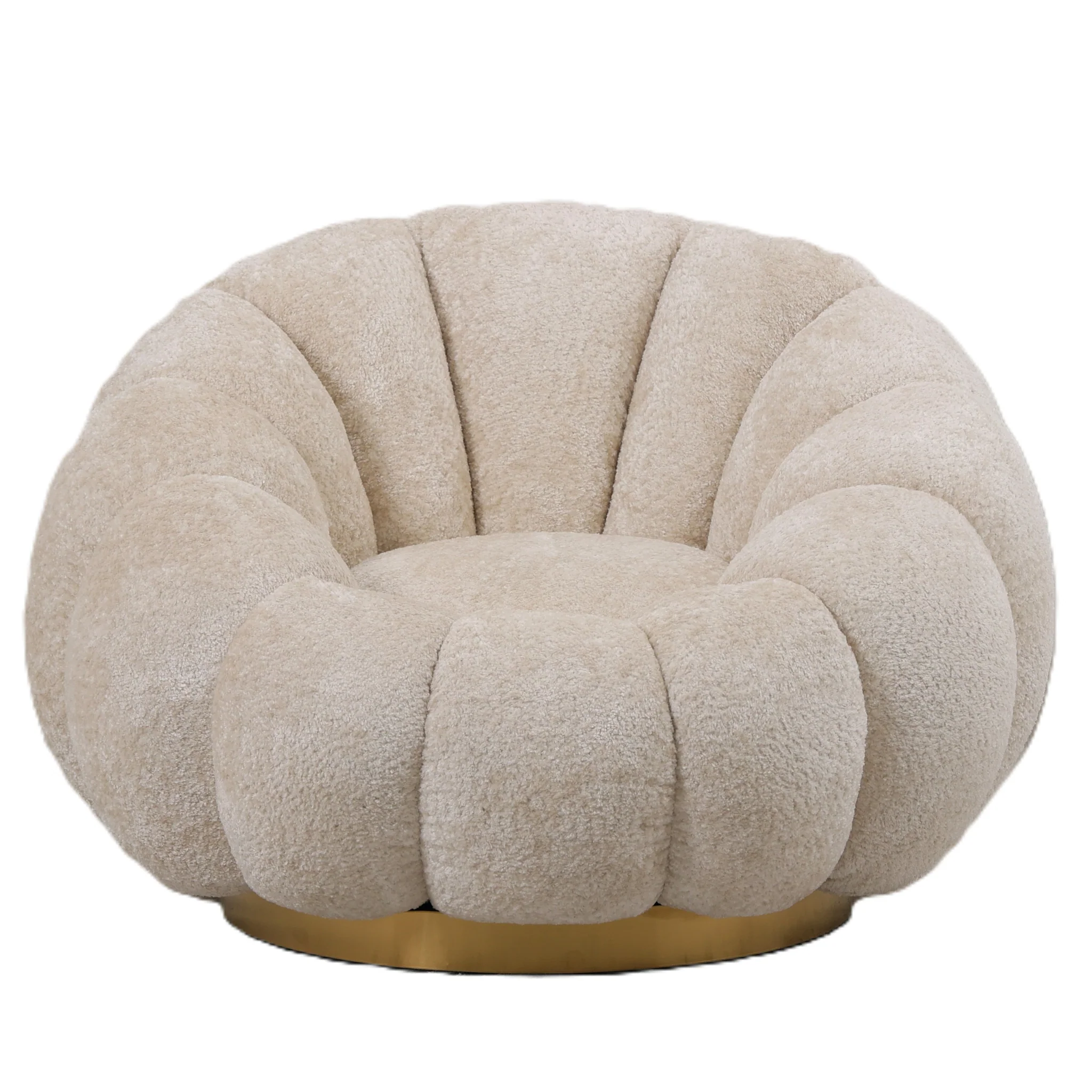 Daisy Fauteuil Cream Euphoria 2 Gold Base - Afbeelding 6
