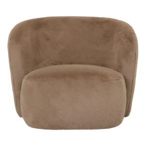 Aphrodite Mocca Fauteuil Fur