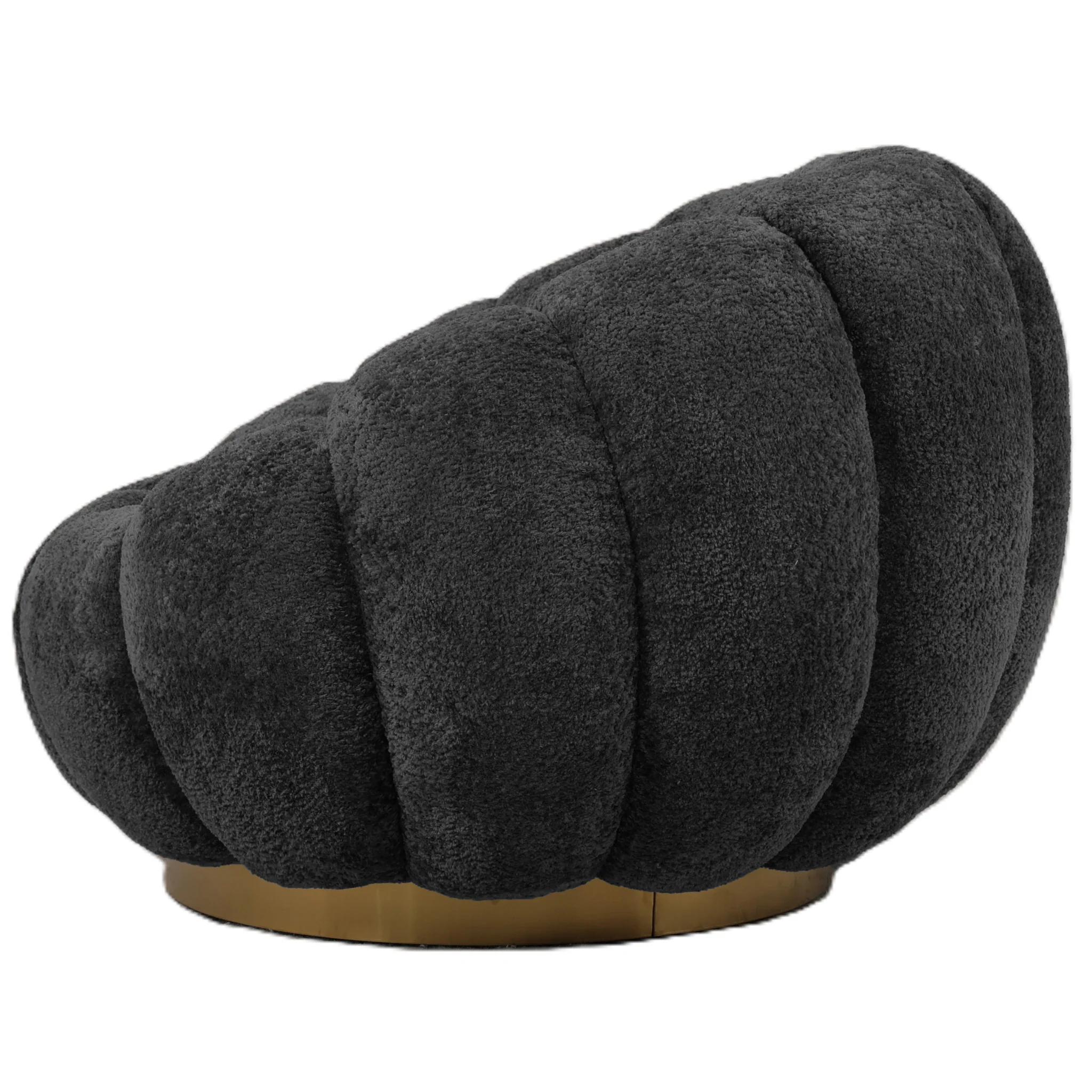 Daisy Fauteuil Anthracite Euphoria 21 Gold Base - Afbeelding 4