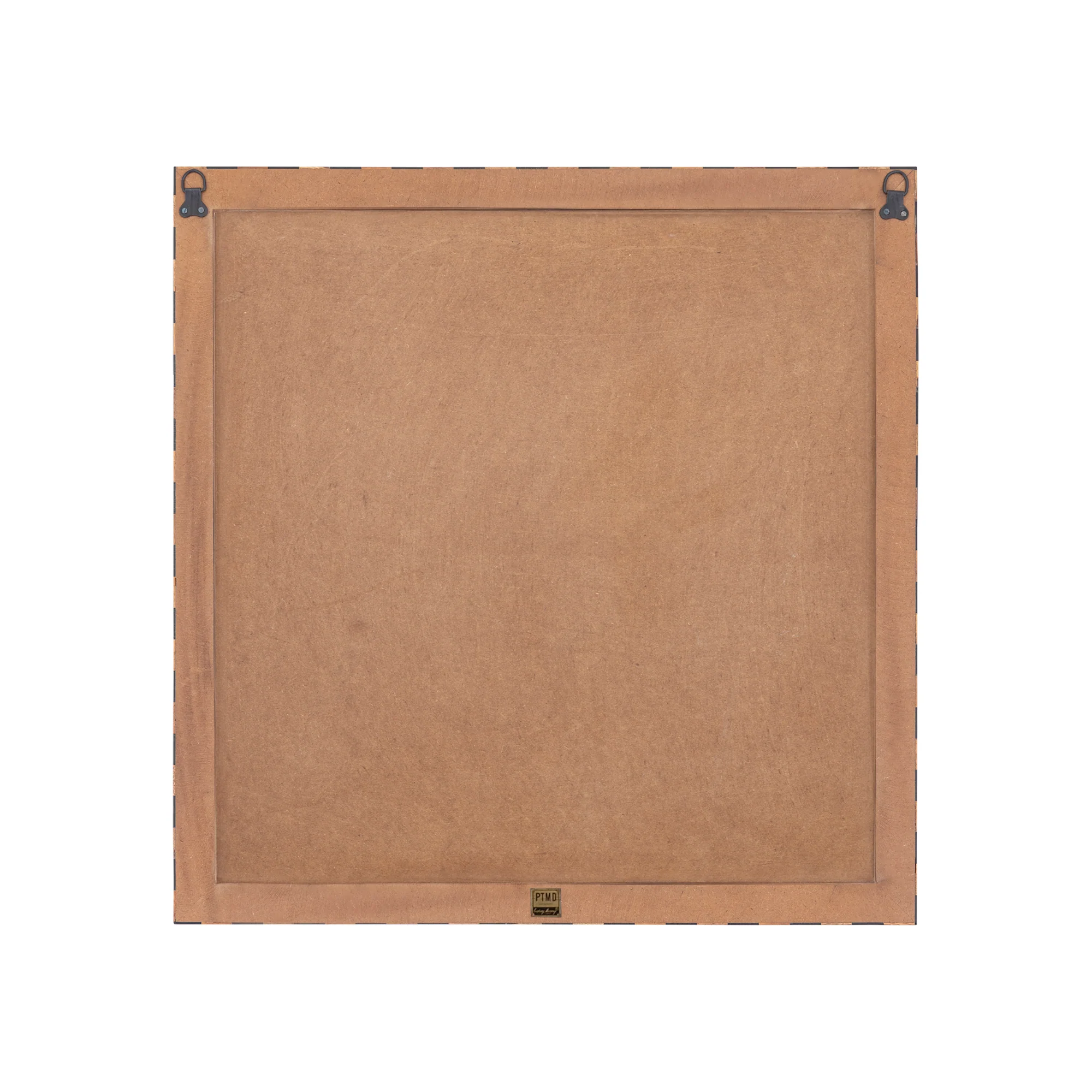 Vierkant wandpaneel Rdie S bruin MDF rond patroon - Afbeelding 5