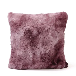 Linde Kussen – Burgundy Faux Fur – Vierkant 45x45 cm