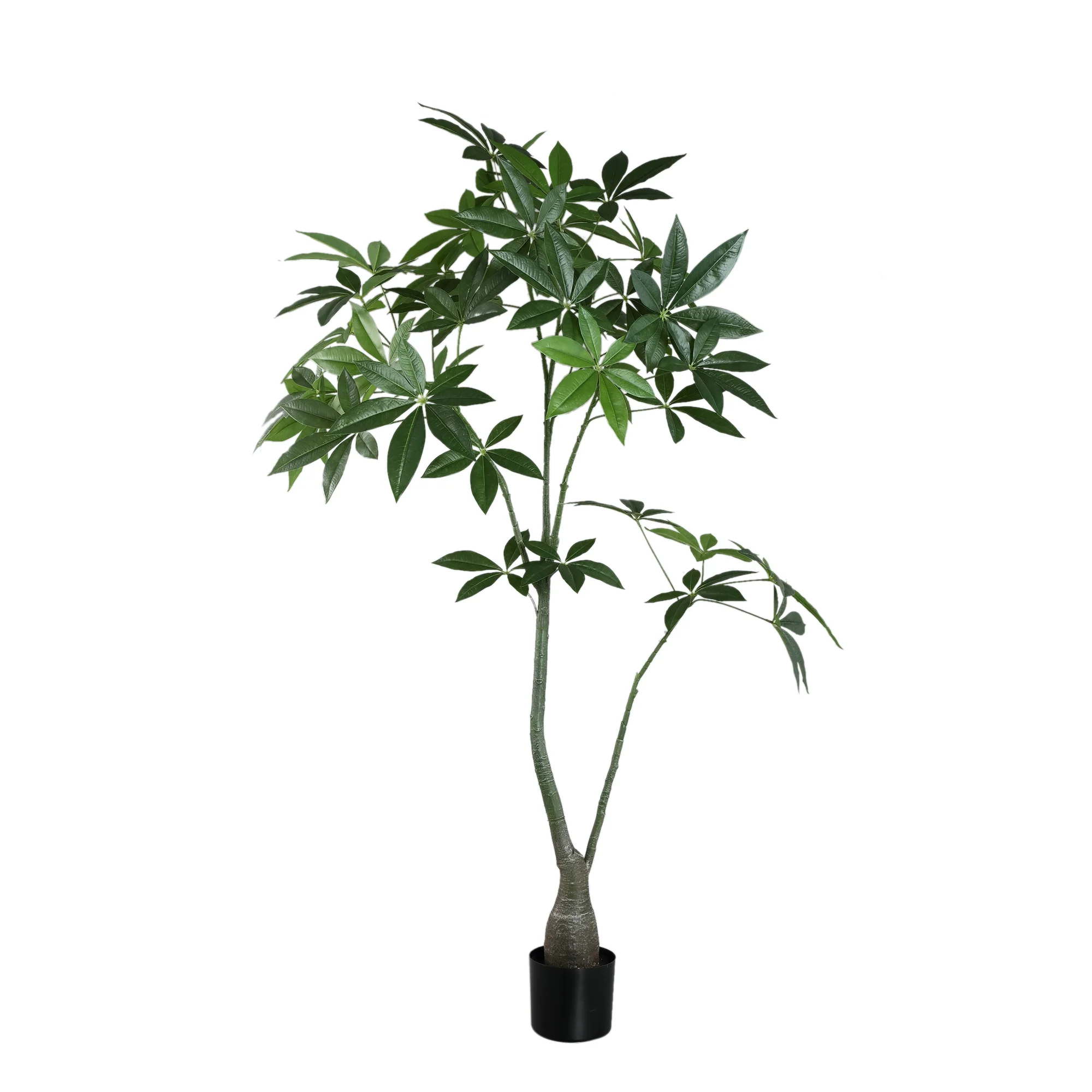 Kunst Pachira Plant 150 cm – Grote Kunstplant – Inclusief Pot