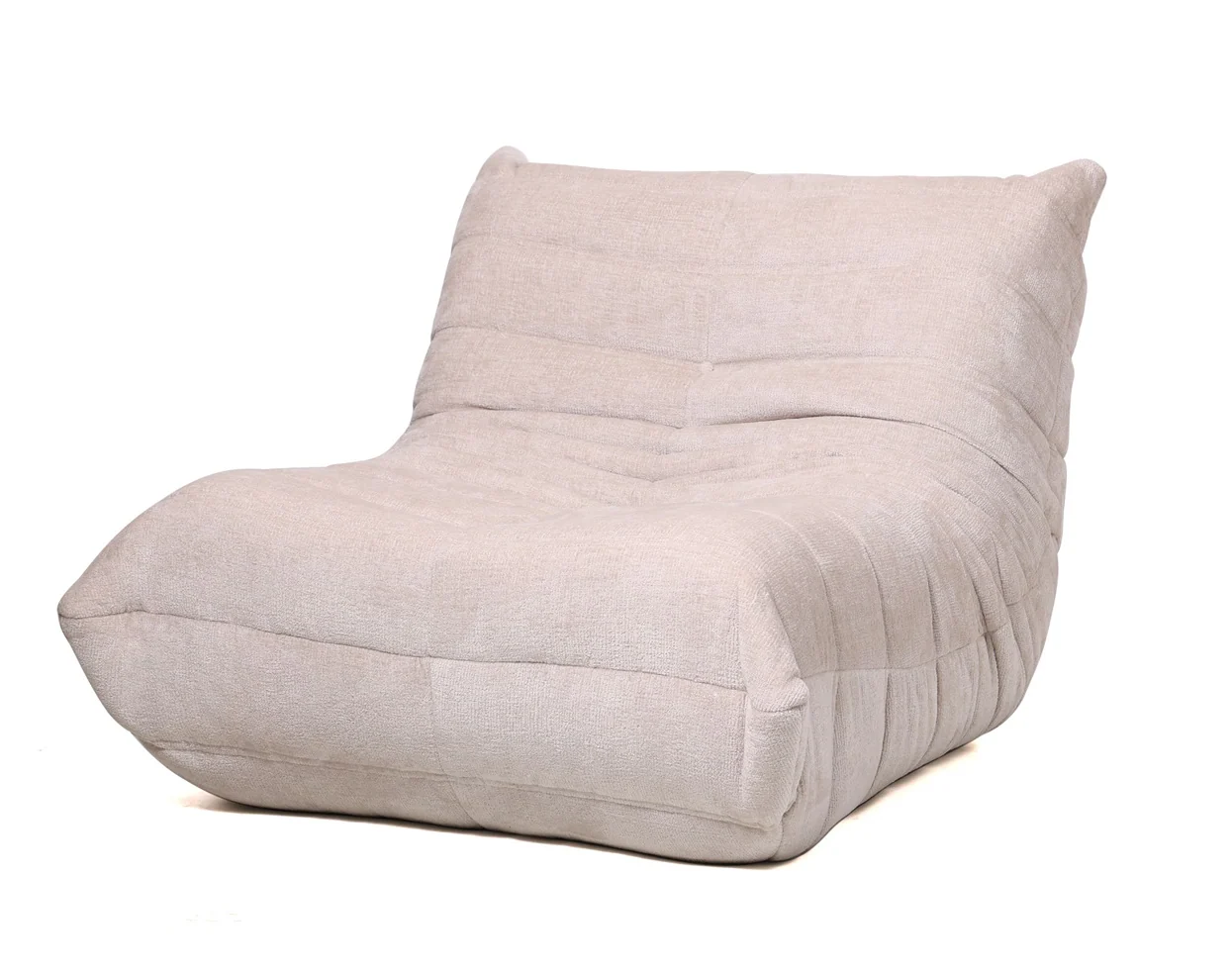 Lounge Fauteuil Beige – Fauteuil Romy Compressed Stof - Afbeelding 8