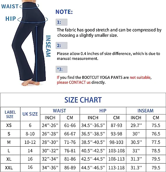 Bootcut Yogabroek met zijzakken voor dames - Hoog Getailleerd - Afbeelding 8