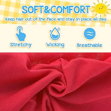 Haarband - Set van 4 Kleuren – Sport en Fashion Haaraccessoires - Afbeelding 6