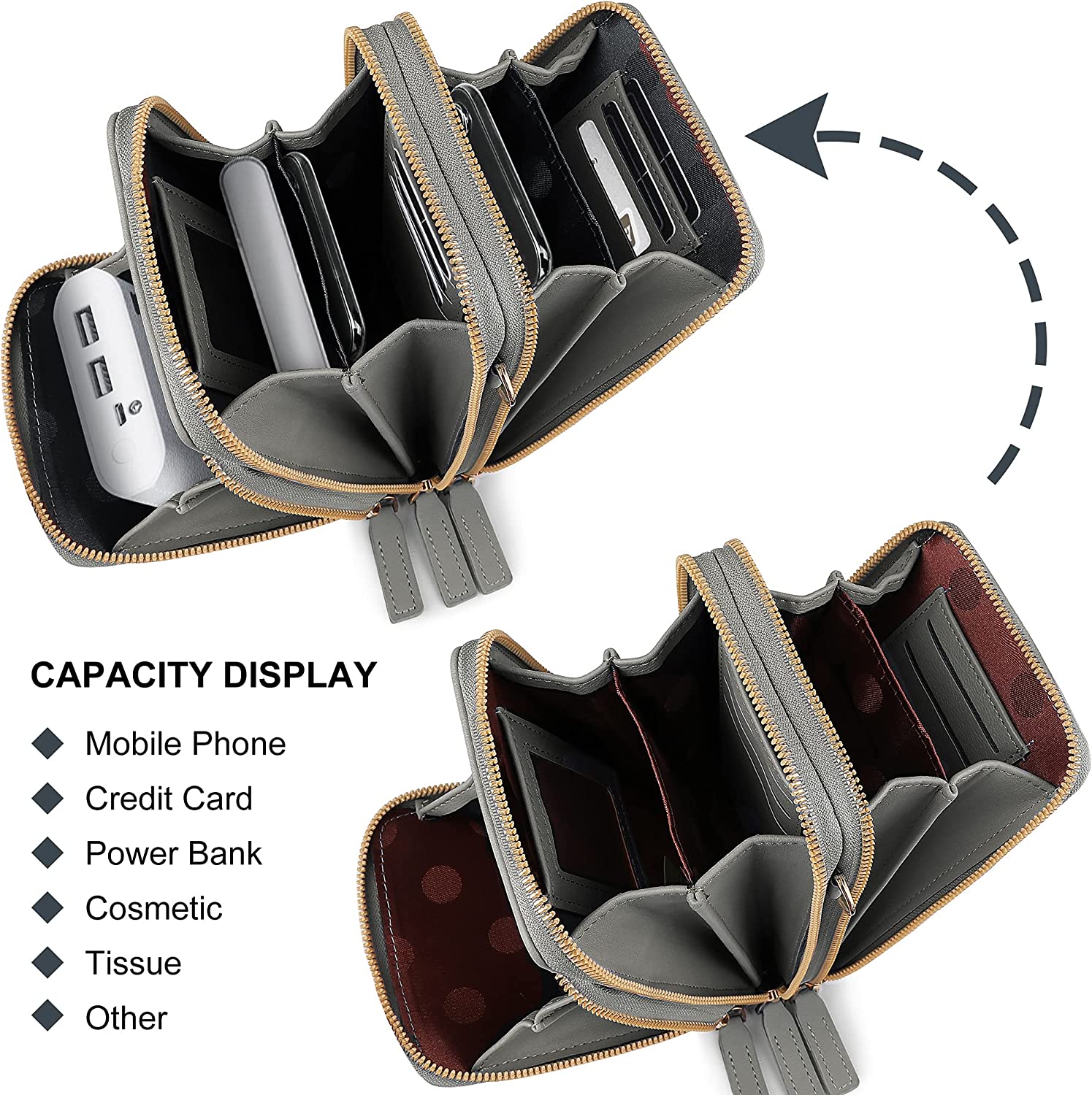 Elegante Dames Crossbody - Telefoontas - Compact en Waterdicht - Afbeelding 3