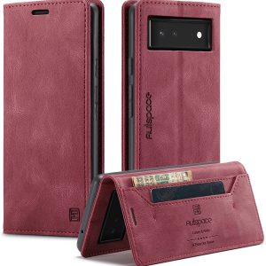 Mobiele telefoonhoes Google Pixel 6 | RFID | Flip Case | Kaartsleuven | Magneet | Standfunctie | Schokbestendig