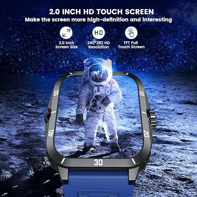 Smartwatch - Bluetooth Bellen - 100+ Sportmodi - Waterdicht - Afbeelding 3