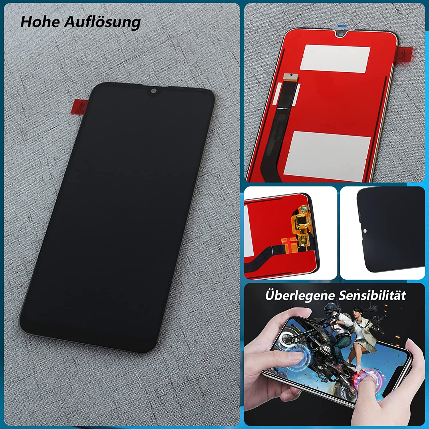 Display geschikt voor Huawei Y7 2019 LCD-scherm - Inclusief Reparatie kit - Afbeelding 6