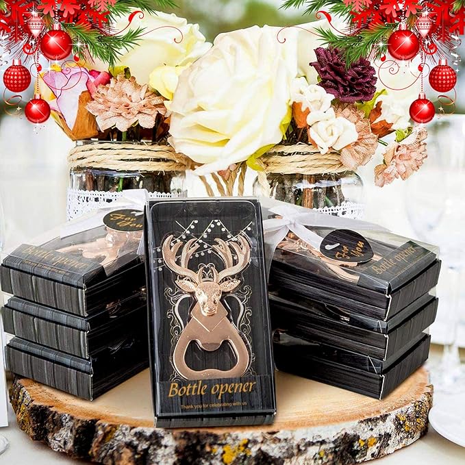 Flesopener Hert Design – RVS Goud - Inclusief Geschenkverpakking - Afbeelding 3