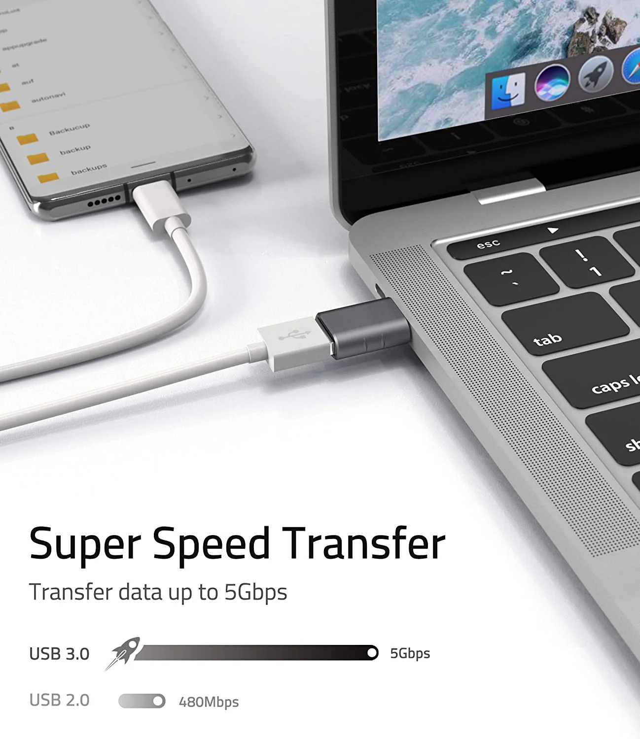 USB C naar USB Converter Set van 2 stuks | Universeel - Afbeelding 6