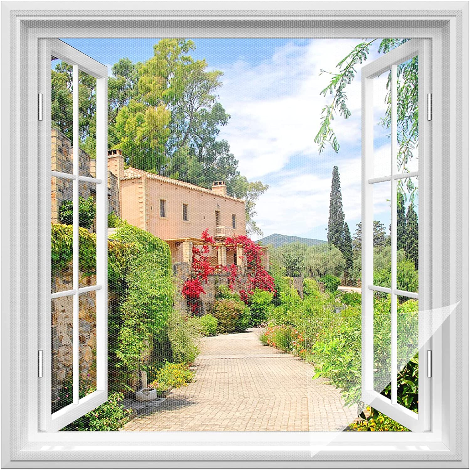 Universele Raamhor - Set van 3 - 130x150 cm - Wit - Afbeelding 2