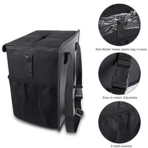 Auto Prullenbak En Koeltas - met Deksel – 10L - Waterdicht en Multifunctioneel