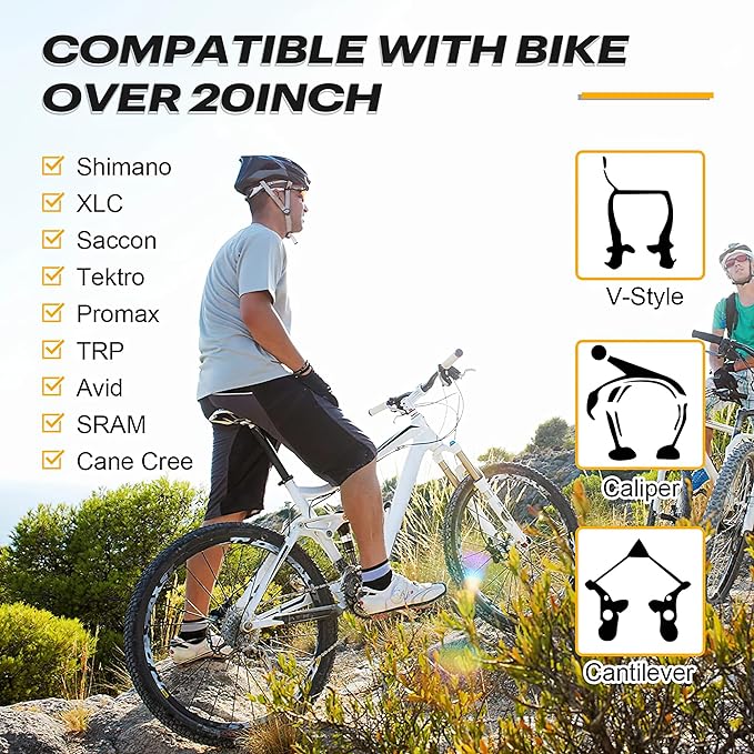 Fietsremblokken met Vervangingsindicator - 2 Paar, Stil en Efficiënt - Afbeelding 8