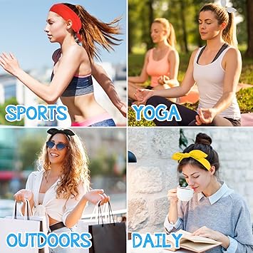 Haarband - Set van 4 Kleuren – Sport en Fashion Haaraccessoires - Afbeelding 7