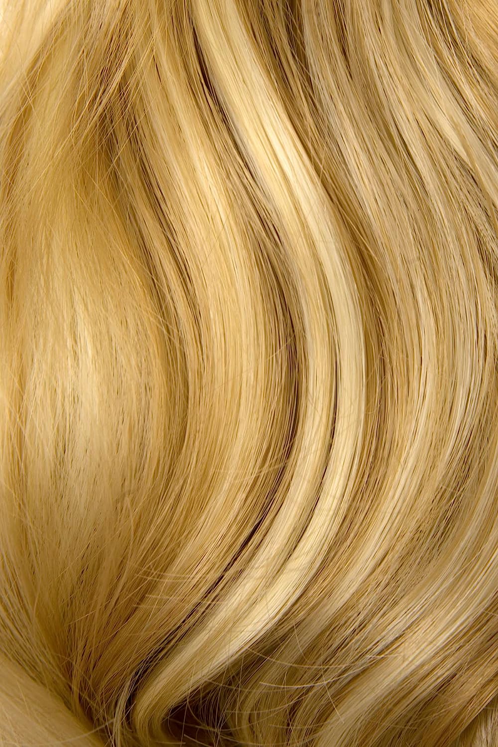 Clip & Go Paardenstaart - Krullende haarverlenging 60cm Lichtgouden vanilleblond #F27/613 - Afbeelding 4