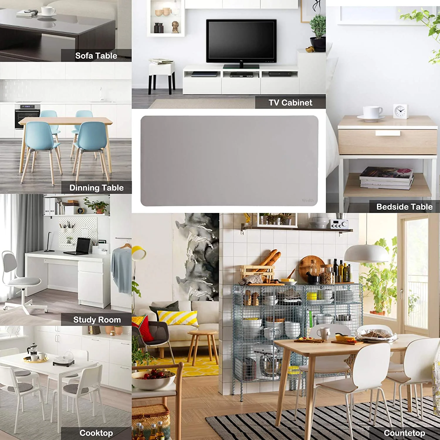 Bureau onderlegger Multifunctioneel - 90 x 43 CM - Waterdicht - Afbeelding 6