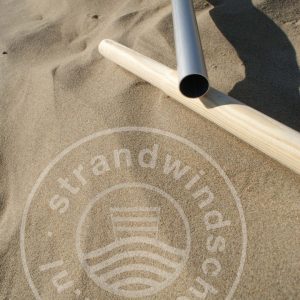 Deelbare houten Windschermstok 6 stuks