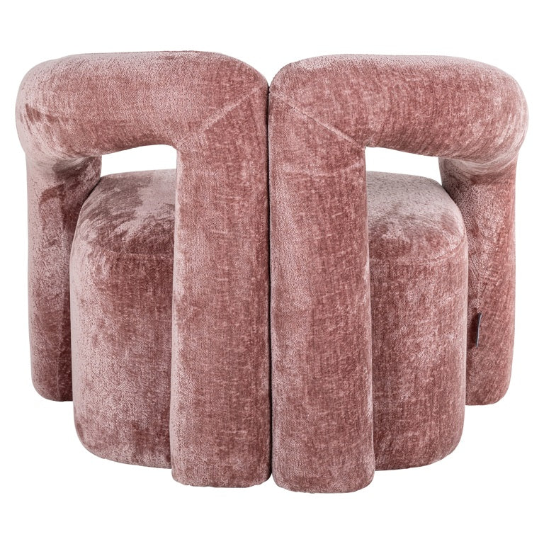 Richmond Fauteuil Dana Rose Chenille Bergen - Afbeelding 3