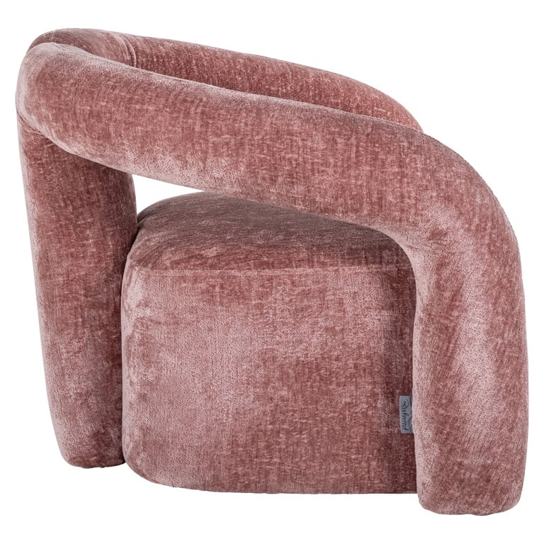 Richmond Fauteuil Dana Rose Chenille Bergen - Afbeelding 4