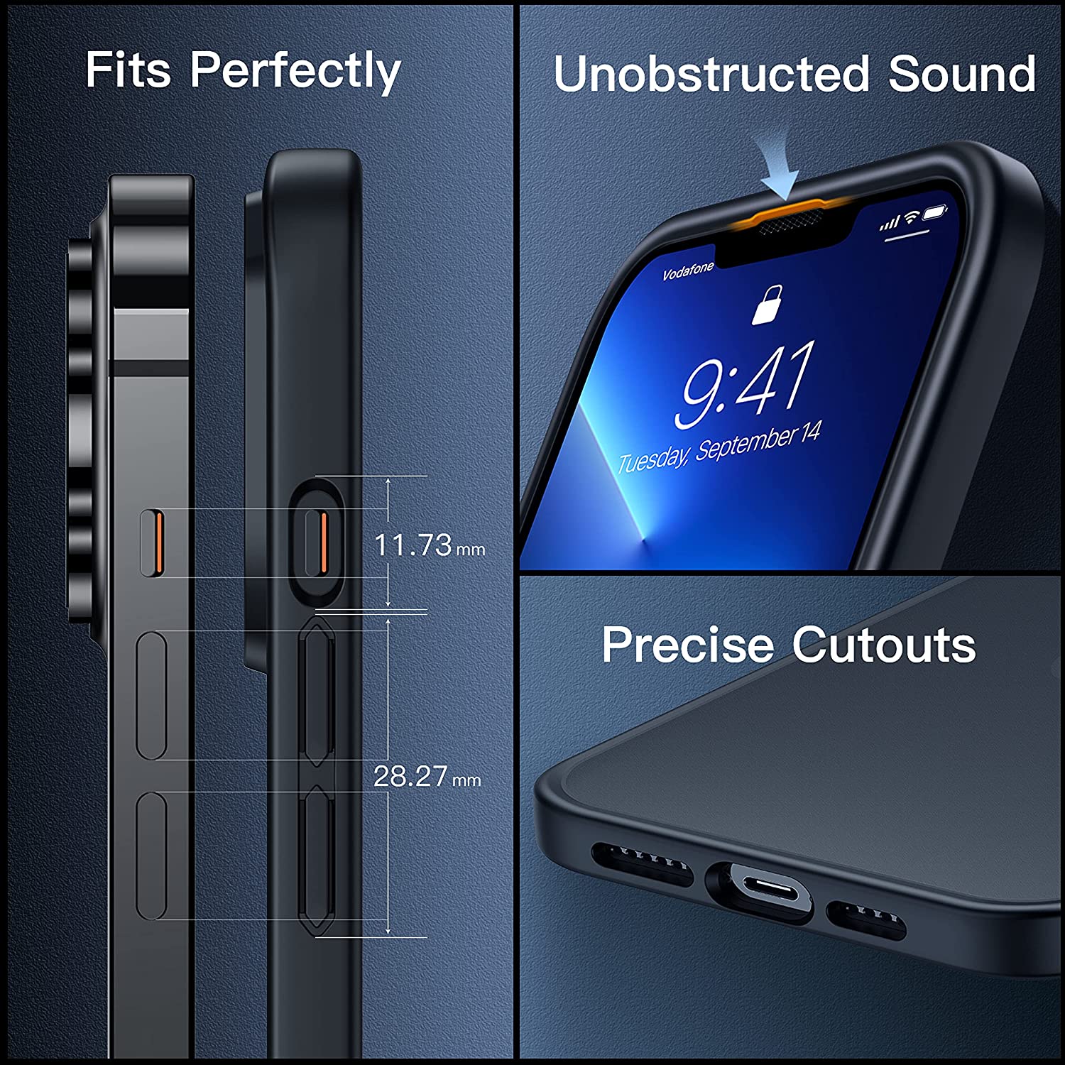 Telefoonhoesje - Geschikt voor iPhone 13 Pro Max - Schokbestendig - Anti-vingerafdruk - Anti-kras - Dunne Slim Fit - Transparant - Afbeelding 2