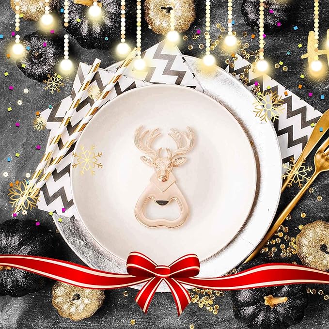 Flesopener Hert Design – RVS Goud - Inclusief Geschenkverpakking - Afbeelding 6