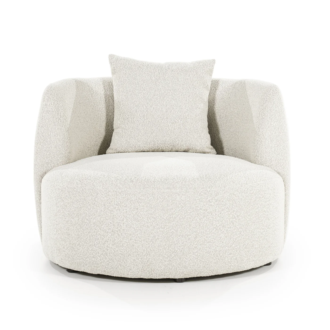 Fauteuil Louis – stof beige spark - Afbeelding 4