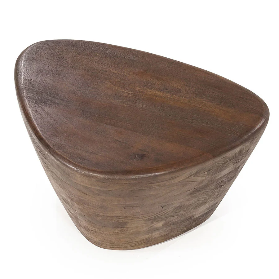 Salontafel Mila – mangohout bruin 70x53x35cm - Afbeelding 4