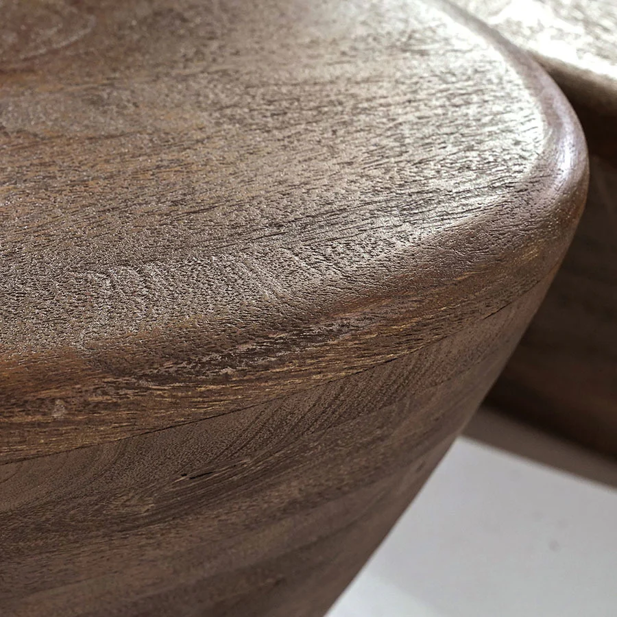 Salontafel Mila – mangohout bruin 70x53x35cm - Afbeelding 6