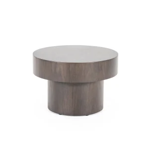 Bijzettafel Bobbie – walnoot fineer bruin